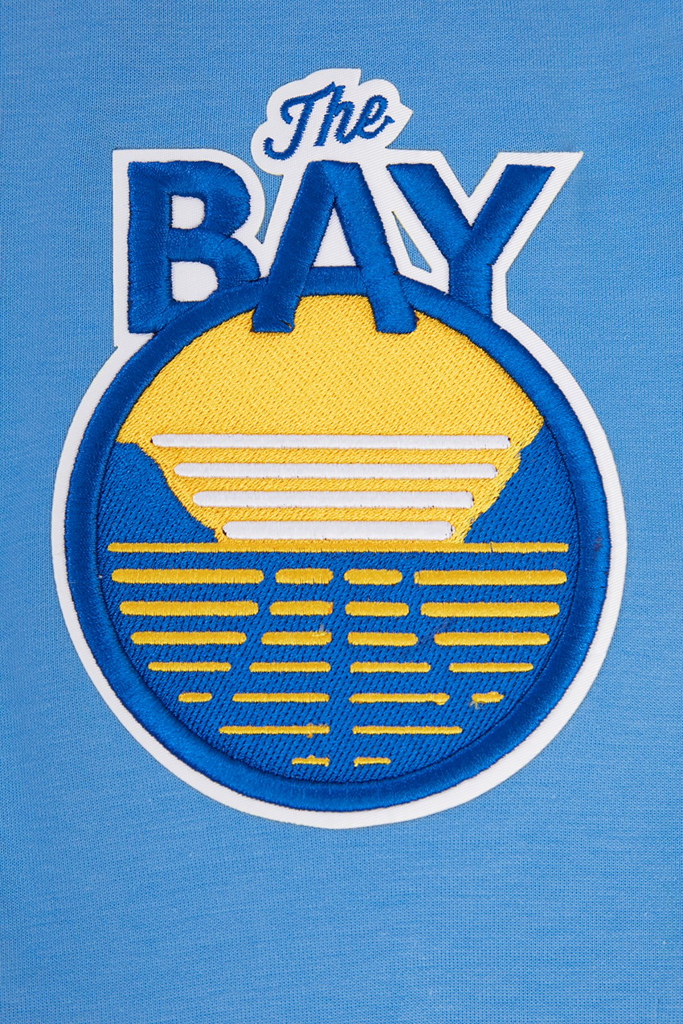 Pro Standard Men's Golden State Warriors Blue Chenille Full Zip Hoodie product image