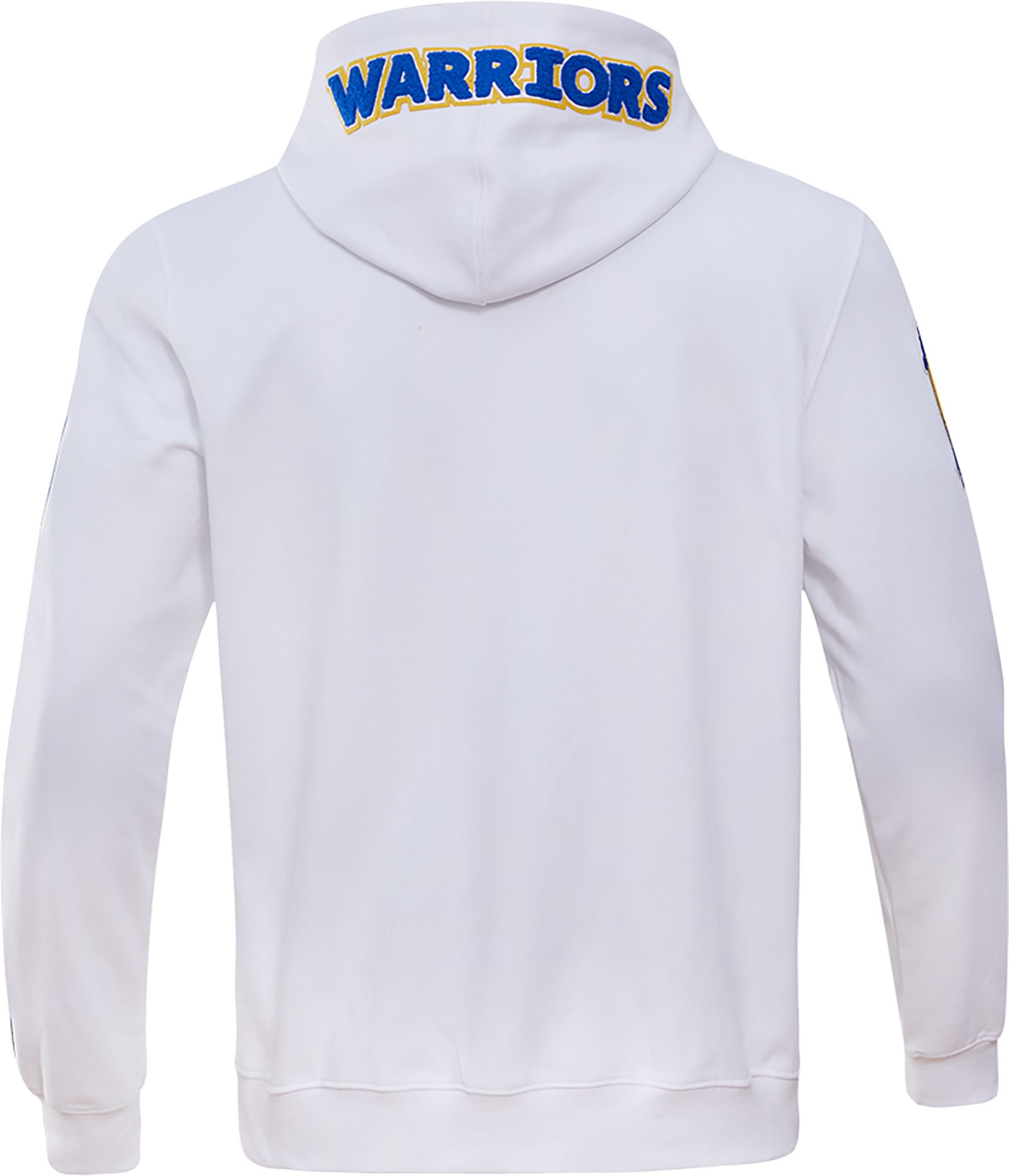 Pro Standard Men's Golden State Warriors White Chenille Full Zip Hoodie product image