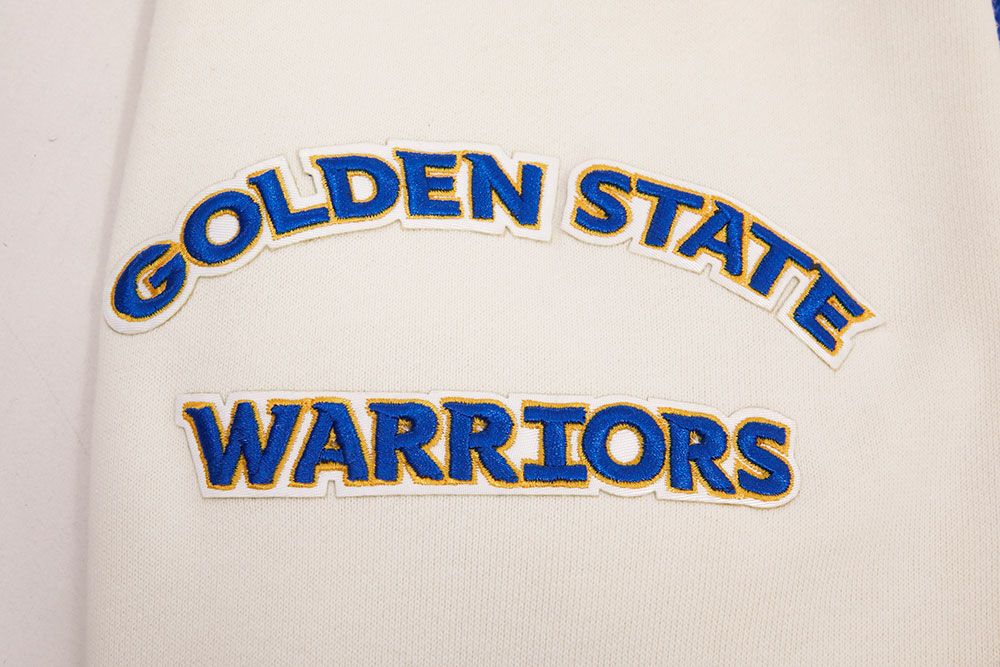 Pro Standard Adult Golden State Warriors White Retro Hoodie product image