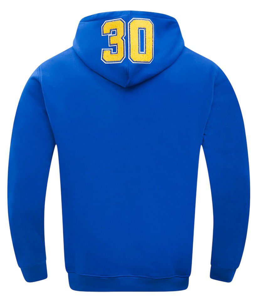 Pro Standard Men's Golden State Warriors Steph Curry #30 Blue Skyhook Fleece Hoodie product image