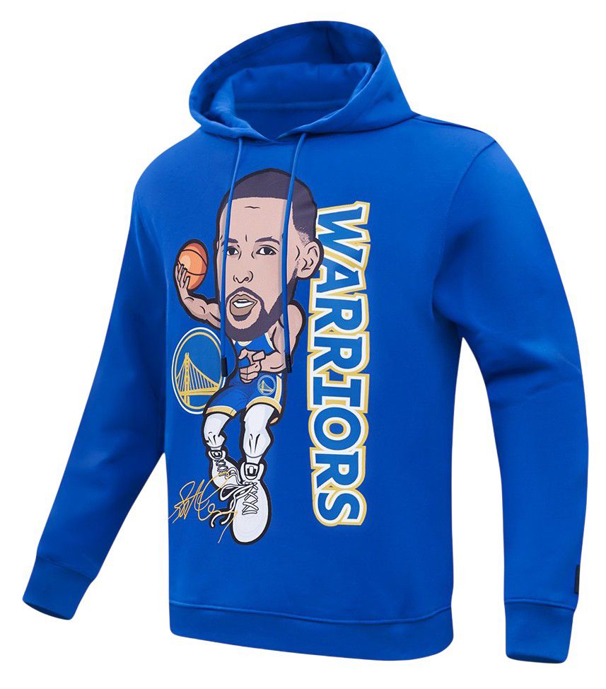 Pro Standard Men's Golden State Warriors Steph Curry #30 Blue Skyhook Fleece Hoodie product image