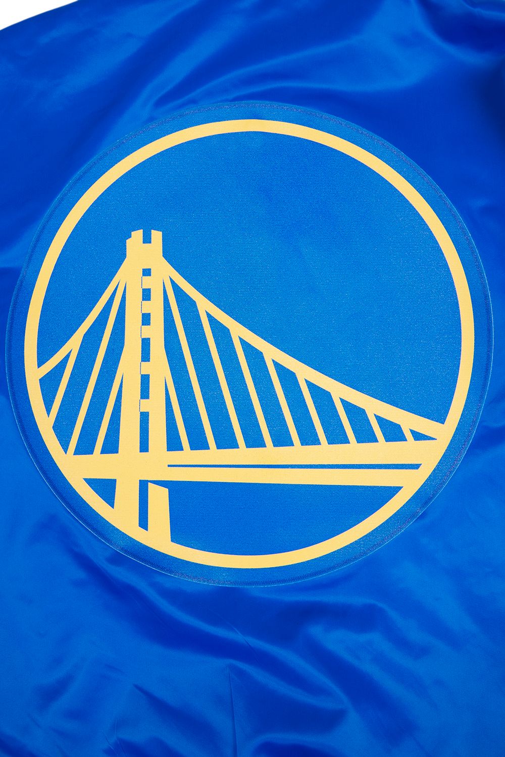 Pro Standard Men's Golden State Warriors Royal Script Tail Satin Jacket product image