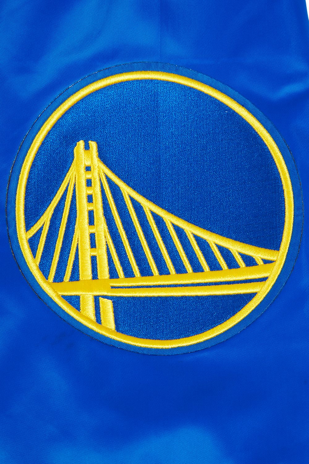 Pro Standard Men's Golden State Warriors Royal Script Tail Satin Jacket product image