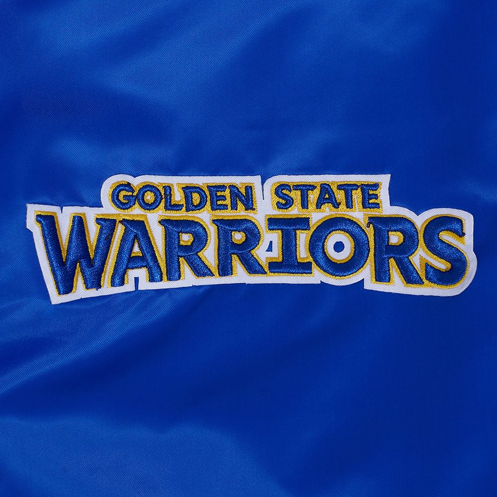 Pro Standard Men's Golden State Warriors Royal Souvenir Satin Jacket product image