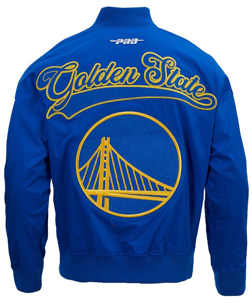 Pro Standard Men's Golden State Warriors Blue Living Large Jacket product image
