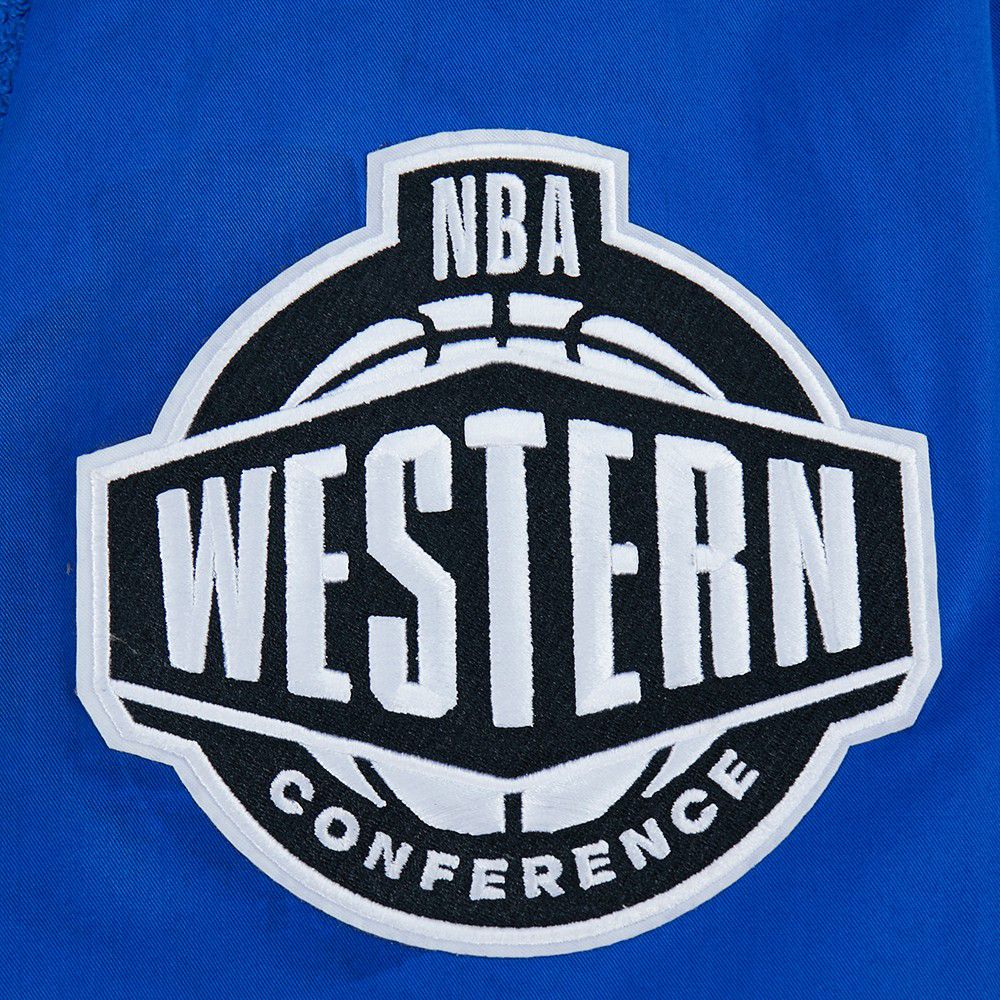 Pro Standard Men's Golden State Warriors Blue Living Large Jacket product image