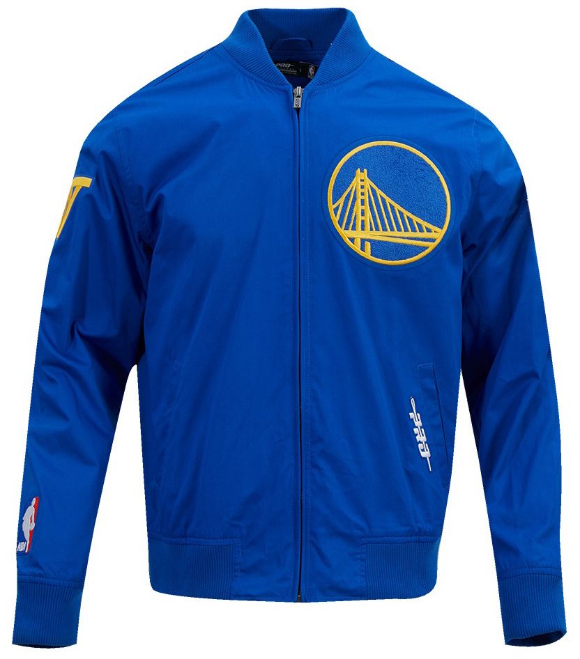 Pro Standard Men's Golden State Warriors Blue Living Large Jacket product image