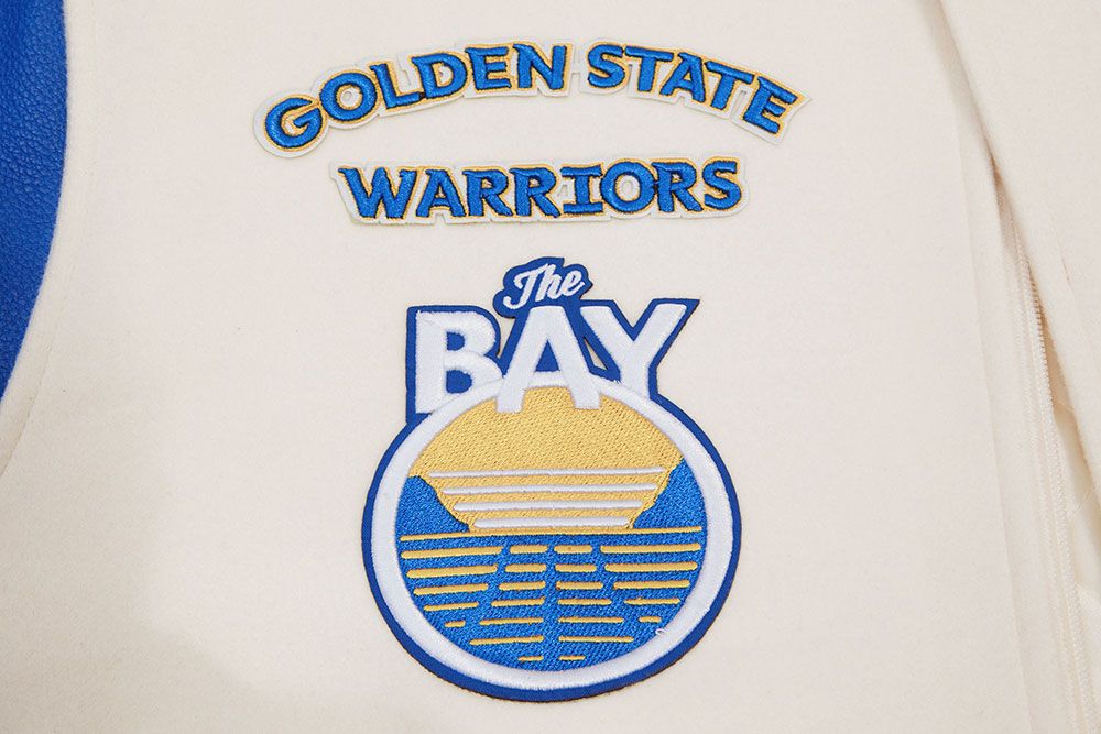 Pro Standard Women's Golden State Warriors Varsity Jacket product image