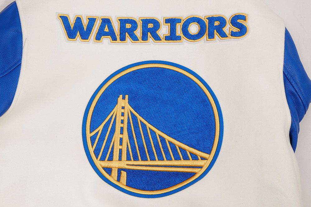 Pro Standard Women's Golden State Warriors Varsity Jacket product image