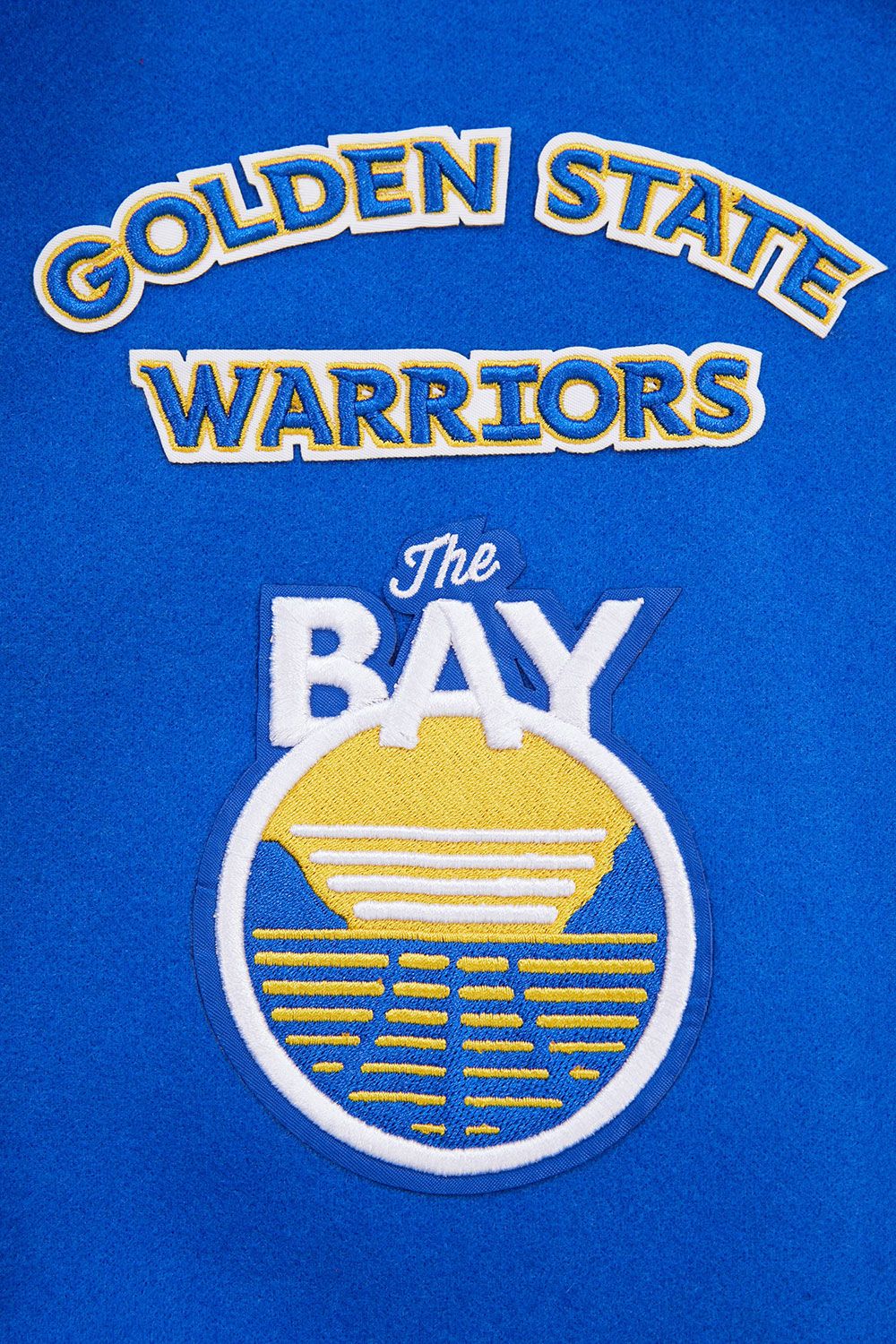 Pro Standard Women's Golden State Warriors Varsity Jacket product image