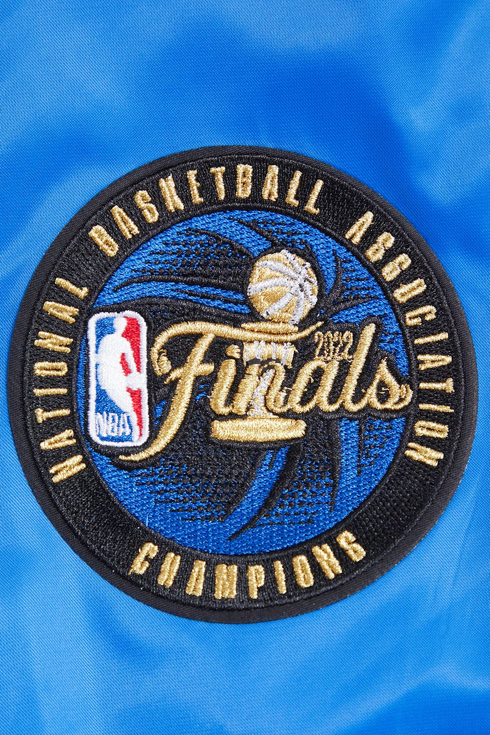 Pro Standard Adult Golden State Warriors Blue Retro Classic Satin Jacket product image