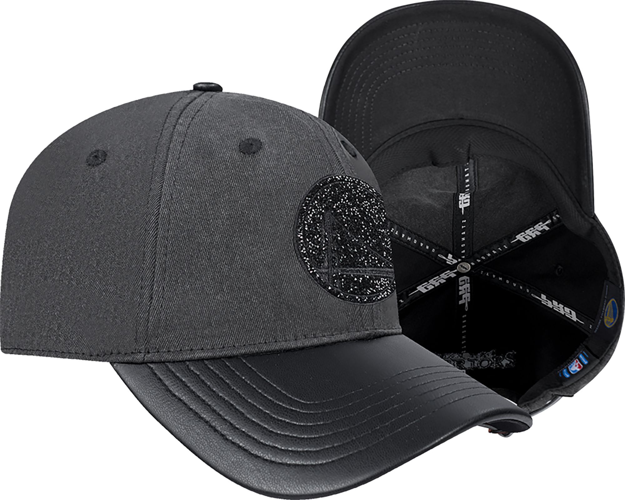 Pro Standard Women's Golden State Warriors Black Crystalline Strapback Hat product image