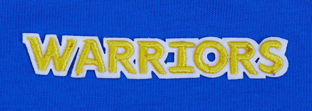 Pro Standard Women's Golden State Warriors Blue Script Tail Boyfriend T-Shirt product image