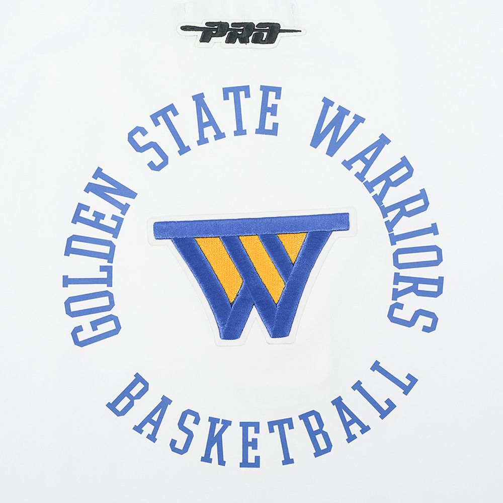 Pro Standard Women's Golden State Warriors White Crest Emblem Boxy T-Shirt product image