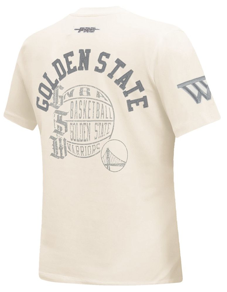 Pro Standard Women's Golden State Warriors Off White Street Team Slim T-Shirt product image