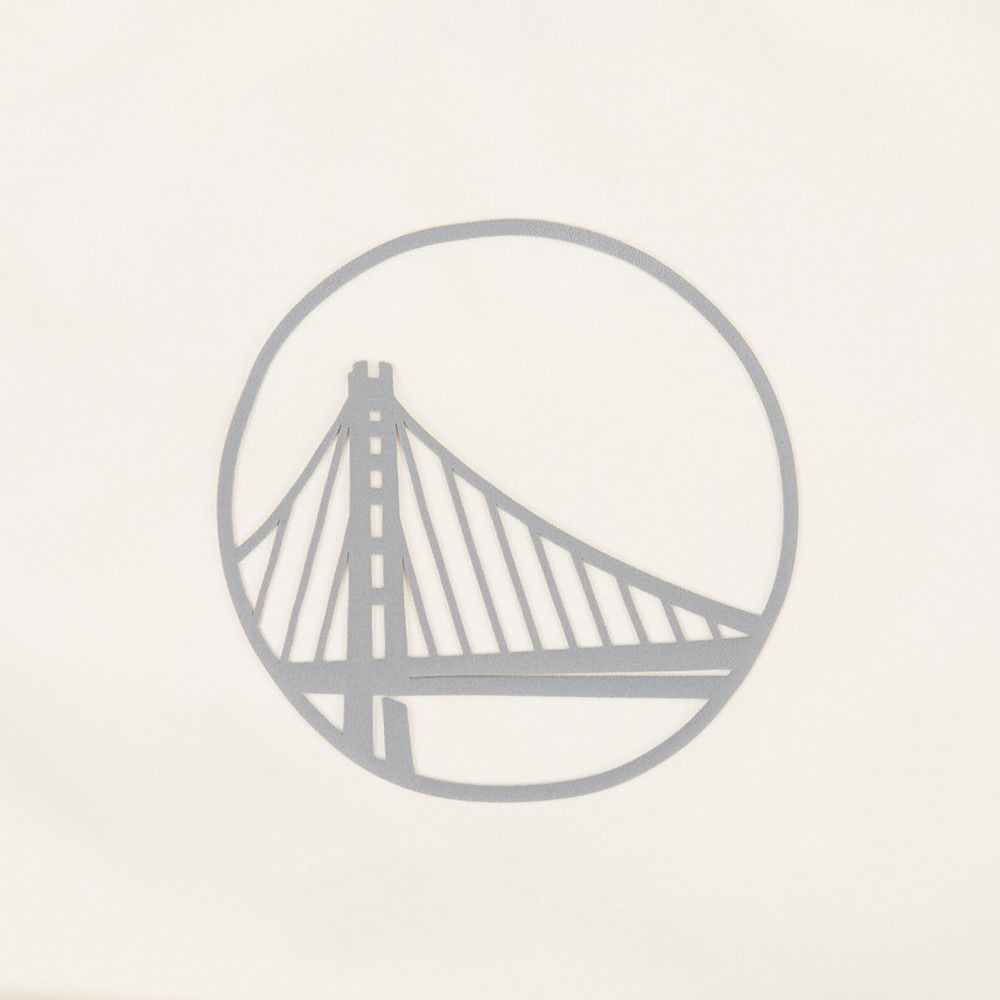 Pro Standard Women's Golden State Warriors Off White Street Team Slim T-Shirt product image