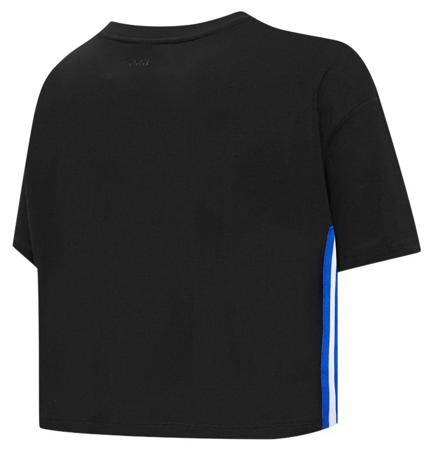 Pro Standard Women's Golden State Warriors Black Mash Up Boxy Cropped T-Shirt product image