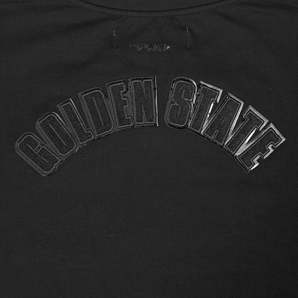 Pro Standard Women's Golden State Warriors Black Boxy Cropped T-Shirt product image