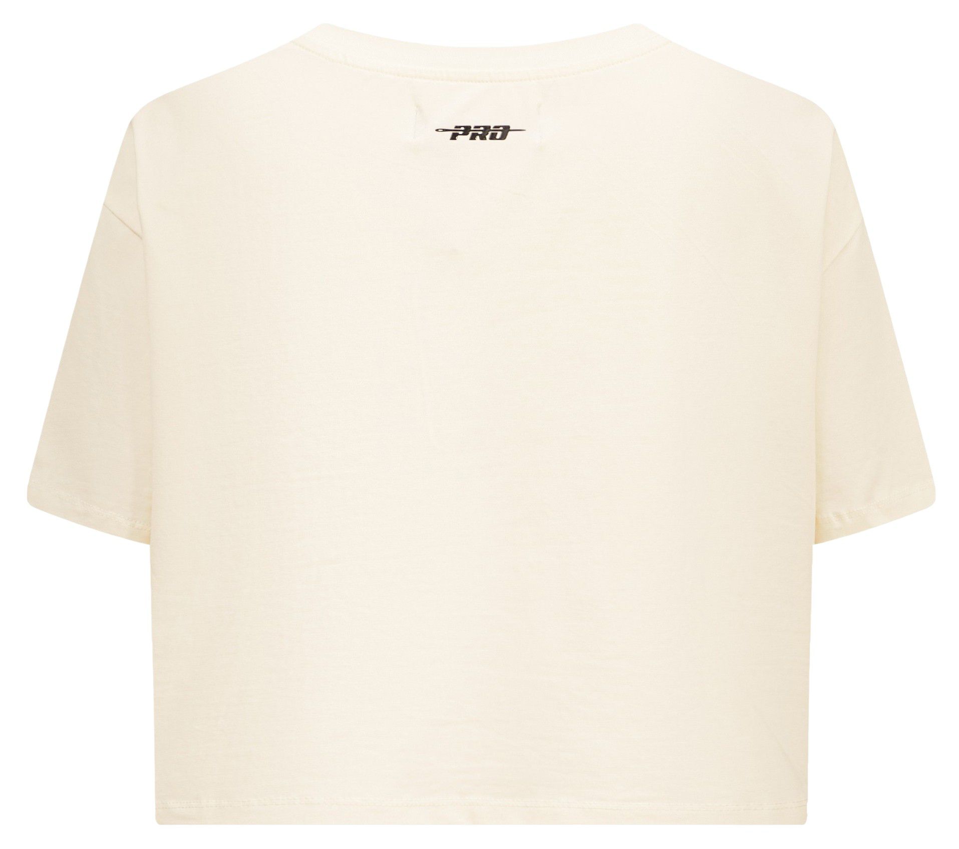 Pro Standard Women's Golden State Warriors Off-White Classic Boxy Cropped T-Shirt product image