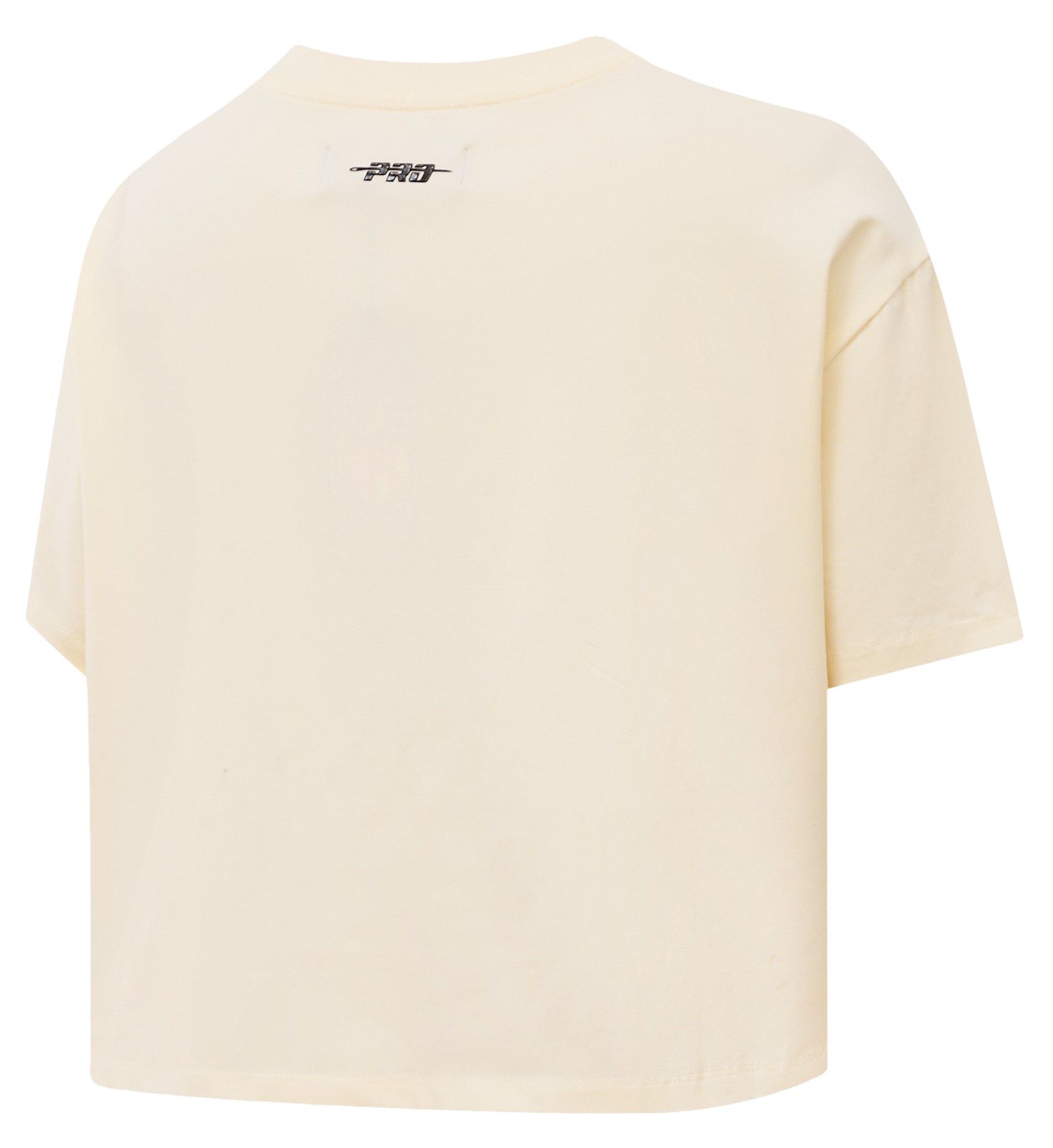 Pro Standard Women's Golden State Warriors Off-White Classic Boxy Cropped T-Shirt product image