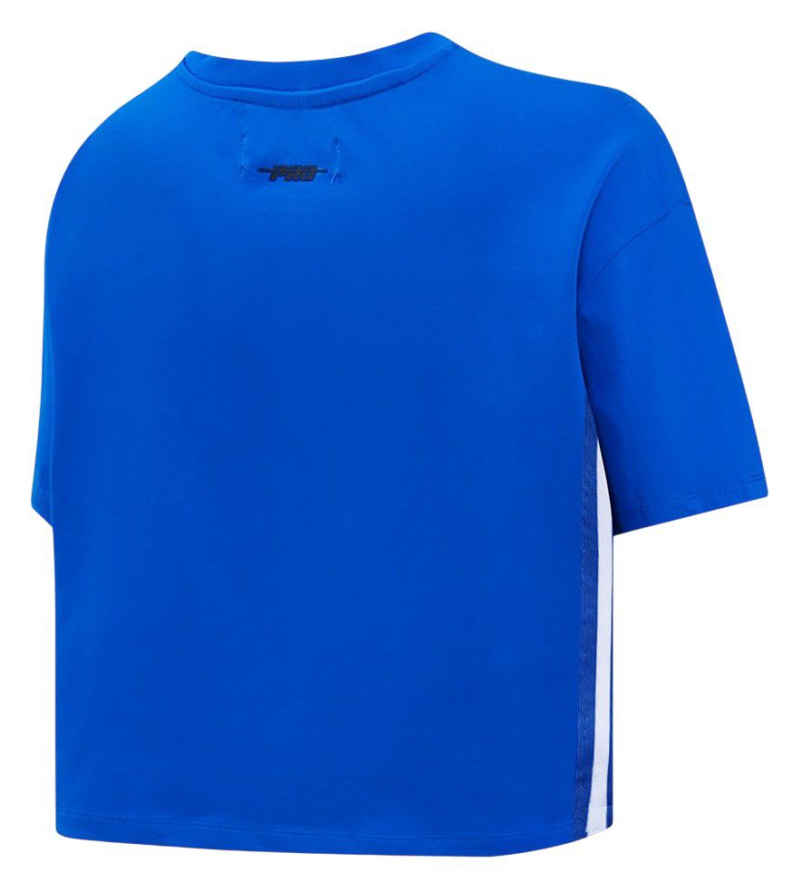 Pro Standard Women's Golden State Warriors Blue Classic Boxy Cropped T-Shirt product image