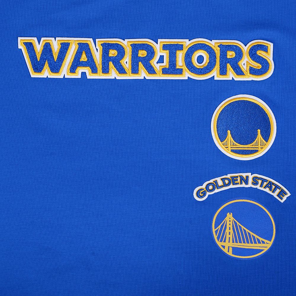 Pro Standard Women's Golden State Warriors Blue Classic Boxy Cropped T-Shirt product image