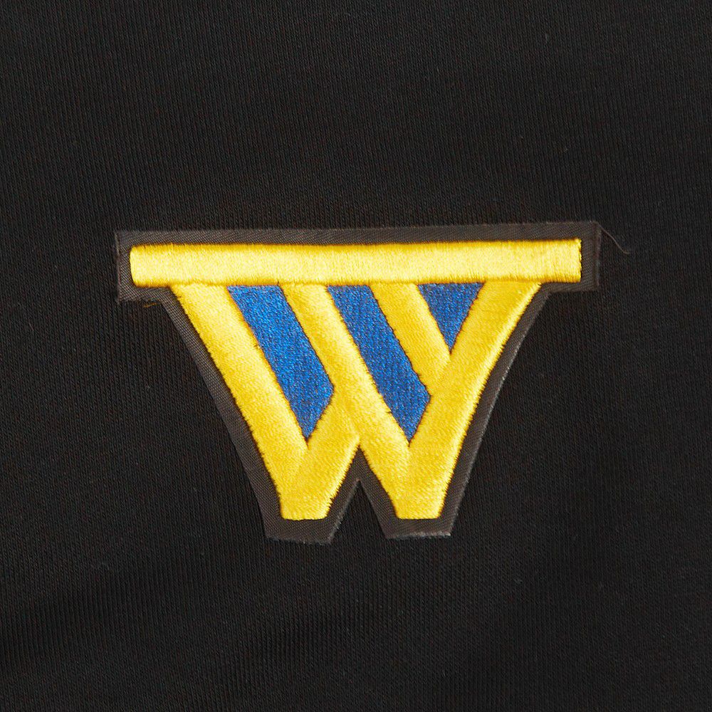 Pro Standard Women's Golden State Warriors Black Wingspan Fleece Crewneck Sweatshirt product image