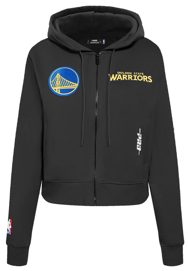 Pro Standard Women's Golden State Warriors Black Wordplay Full Zip Hoodie product image