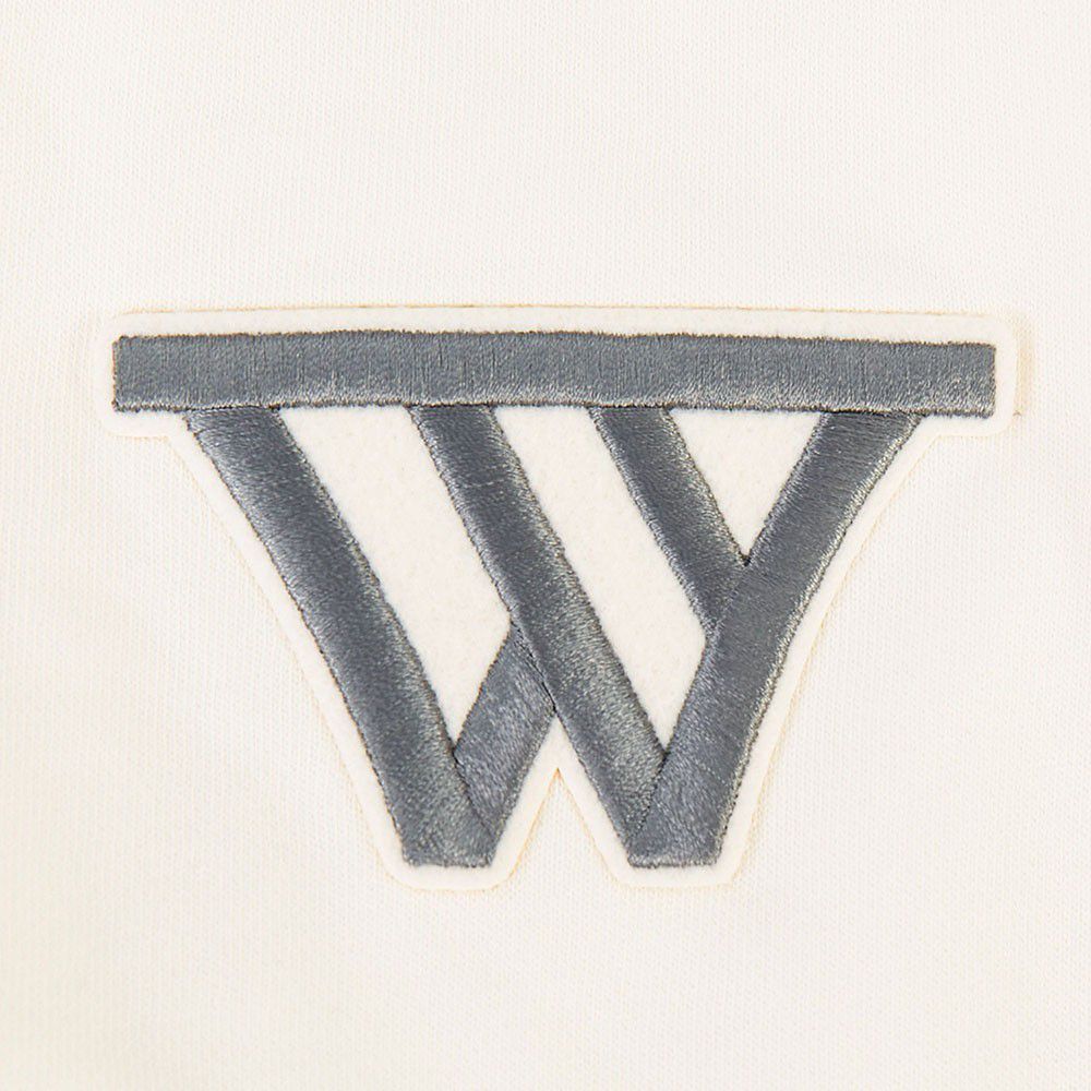 Pro Standard Women's Golden State Warriors Off White Street Team Crewneck Sweatshirt product image