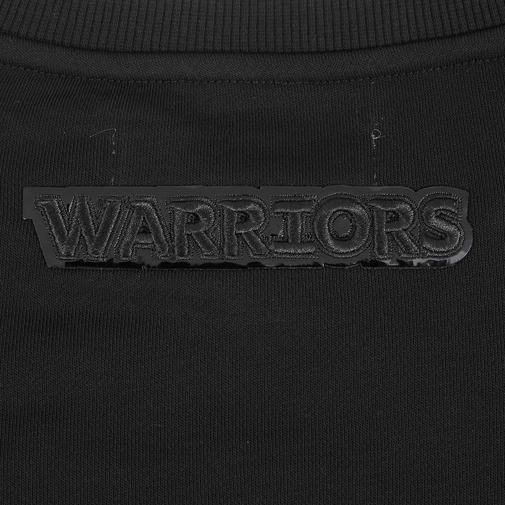 Pro Standard Women's Golden State Warriors Black Fleece Crewneck Sweatshirt product image