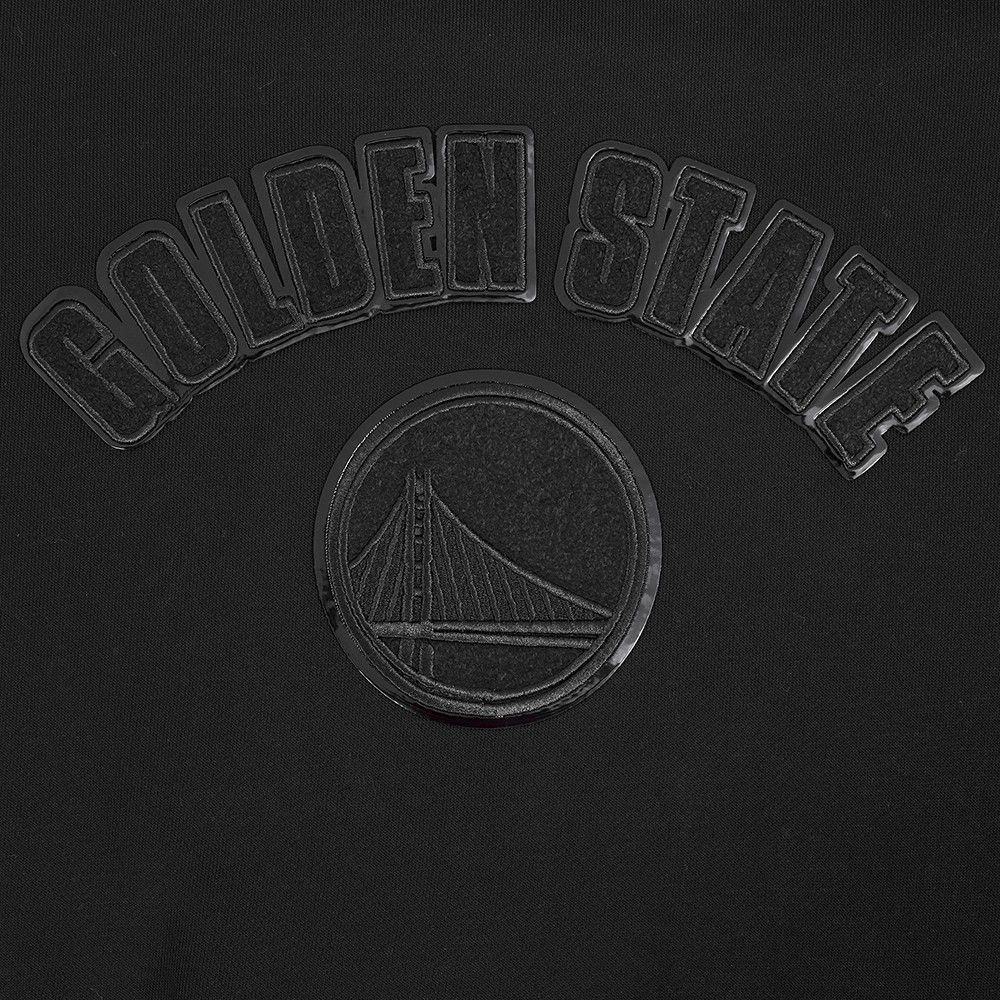 Pro Standard Women's Golden State Warriors Black Fleece Crewneck Sweatshirt product image