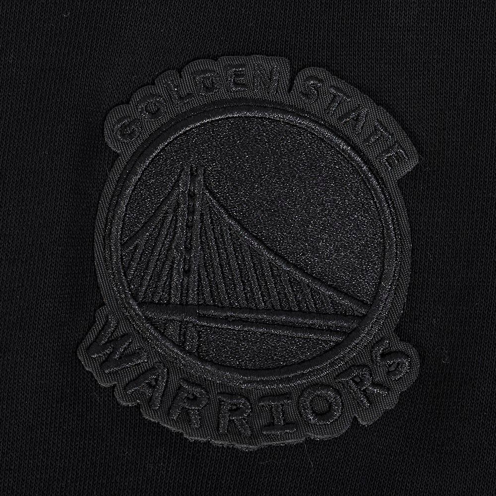 Pro Standard Women's Golden State Warriors Black Neutral Fleece Crewneck Sweatshirt product image