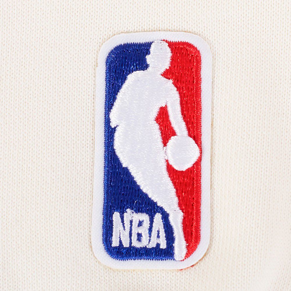 Pro Standard Women's Golden State Warriors Off White Retro Classic Fleece Crewneck Sweatshirt product image