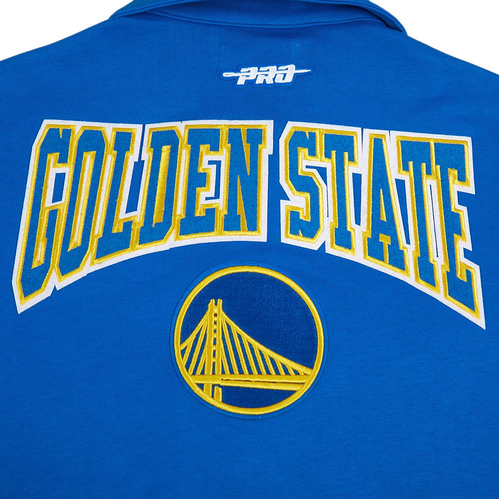 Pro Standard Women's Golden State Warriors Blue Crest Emblem Long Sleeve Polo product image