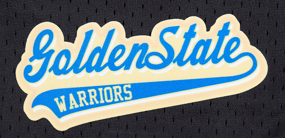Pro Standard Women's Golden State Warriors Black Script Tail Mesh Shorts product image