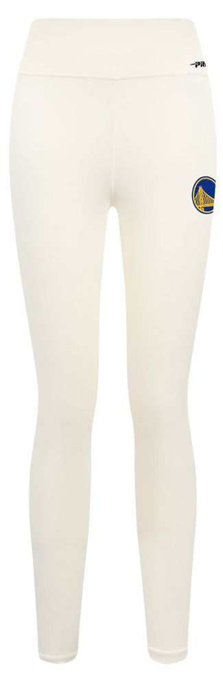 Pro Standard Women's Golden State Warriors Off White Retro Classic Jersey Leggings product image