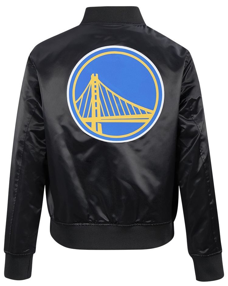 Pro Standard Women's Golden State Warriors Black Classic Satin Jacket product image