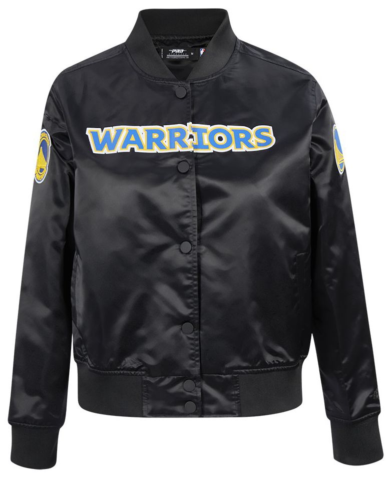 Pro Standard Women's Golden State Warriors Black Classic Satin Jacket product image