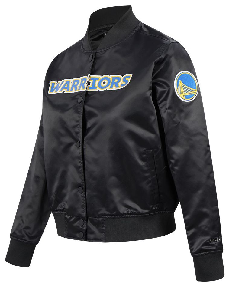 Pro Standard Women's Golden State Warriors Black Classic Satin Jacket product image