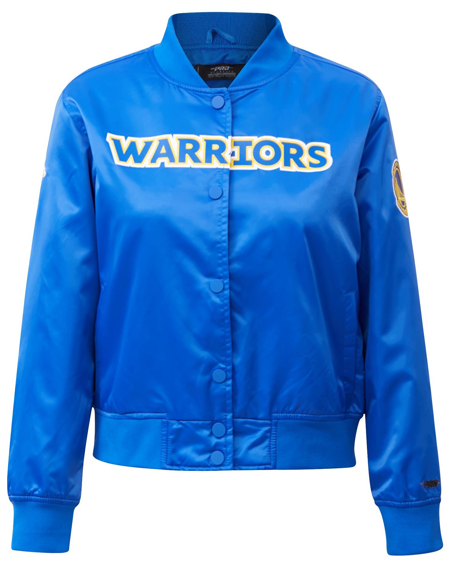 Pro Standard Women's Golden State Warriors Blue Classic Satin Jacket product image