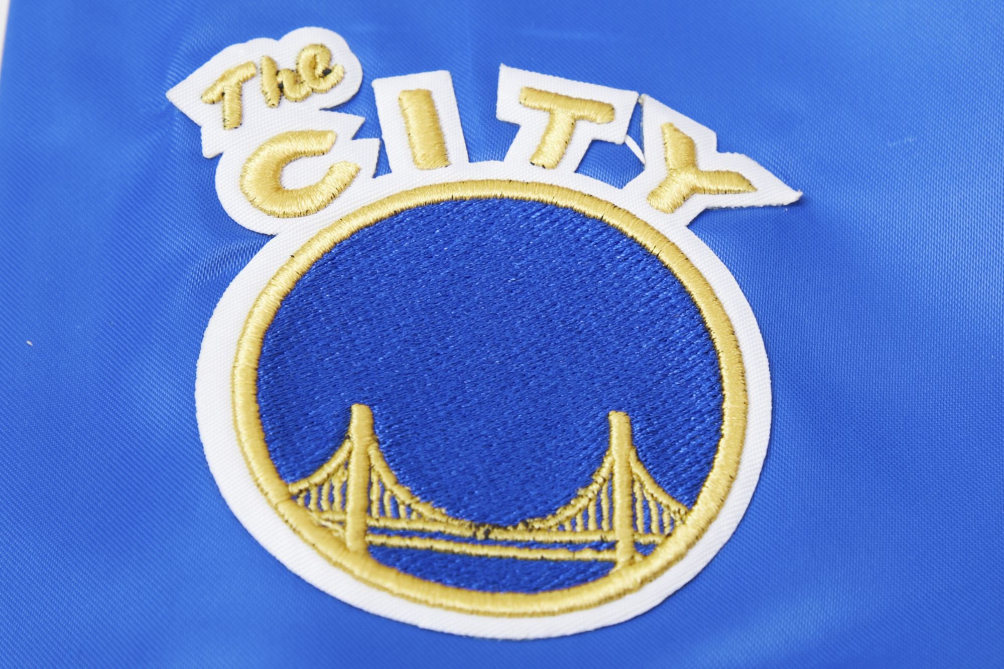 Pro Standard Women's Golden State Warriors Blue Classic Satin Jacket product image