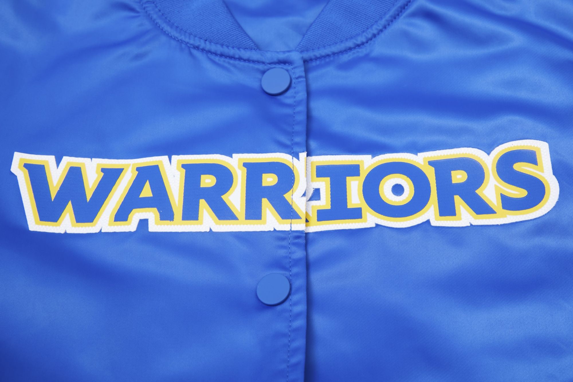 Pro Standard Women's Golden State Warriors Blue Classic Satin Jacket product image