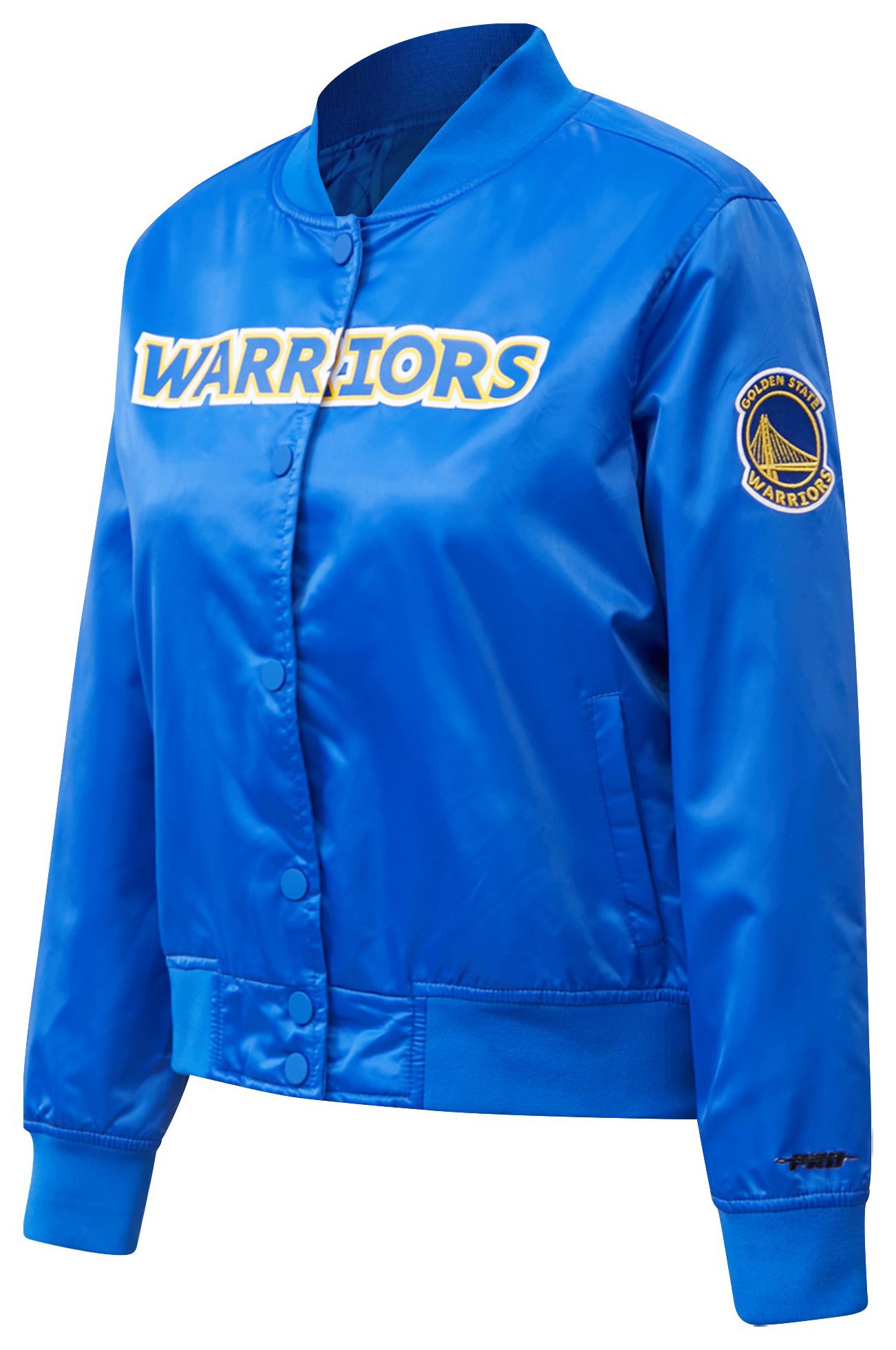 Pro Standard Women's Golden State Warriors Blue Classic Satin Jacket product image