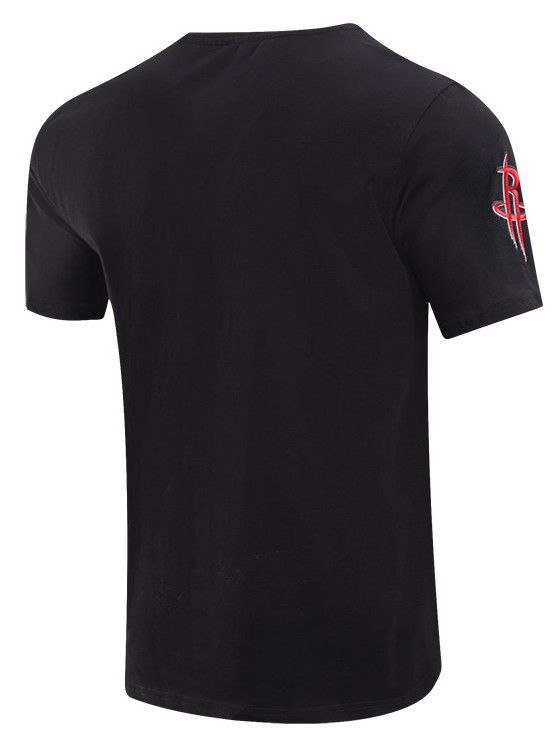 Pro Standard Men's Houston Rockets Black Classic Chenille T-Shirt product image