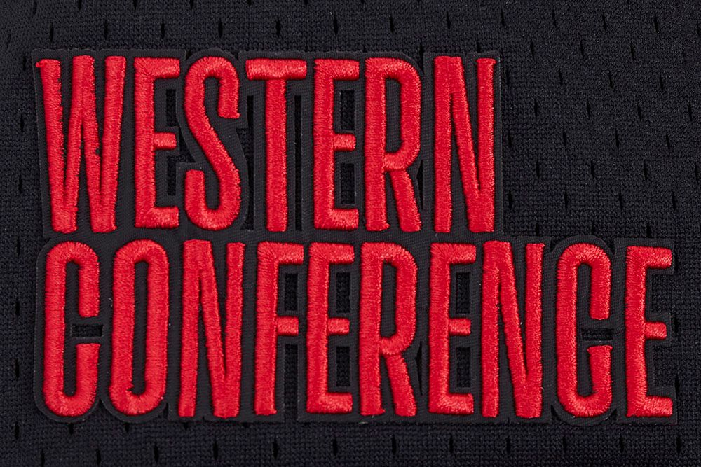 Pro Standard Men's Houston Rockets Black Script Tail Mesh Button Down Shirt product image