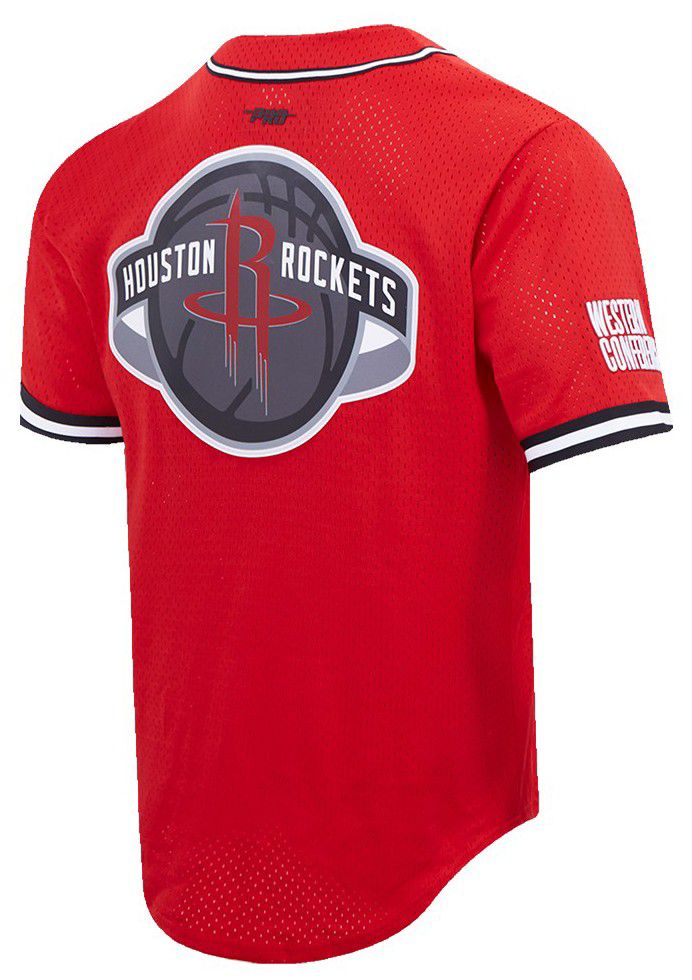 Pro Standard Men's Houston Rockets Red Button Down Shirt product image