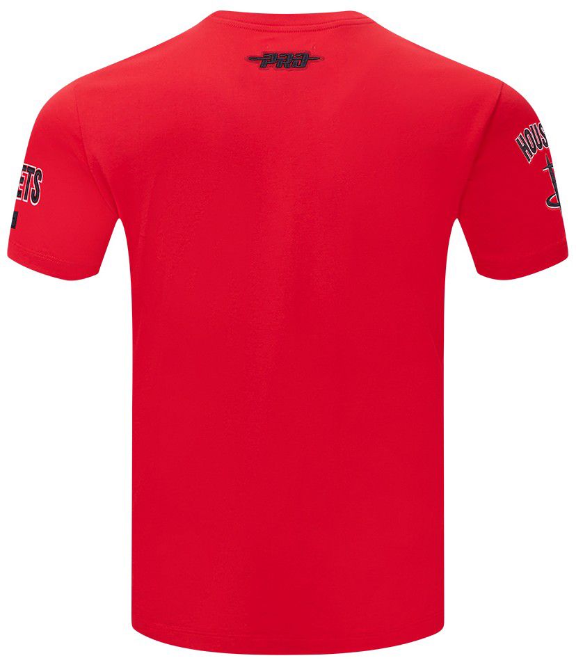Pro Standard Men's Houston Rockets Red Mash Up Short Sleeve T-Shirt product image
