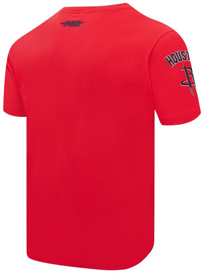 Pro Standard Men's Houston Rockets Red Mash Up Short Sleeve T-Shirt product image