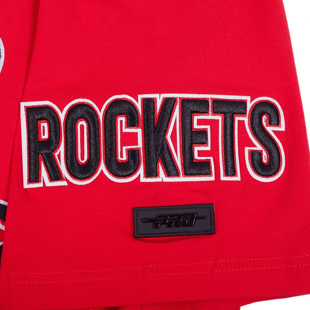 Pro Standard Men's Houston Rockets Red Mash Up Short Sleeve T-Shirt product image