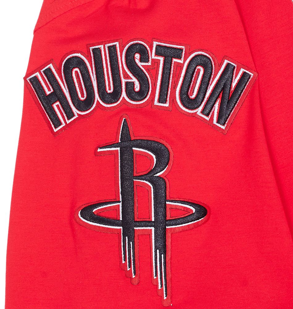 Pro Standard Men's Houston Rockets Red Mash Up Short Sleeve T-Shirt product image